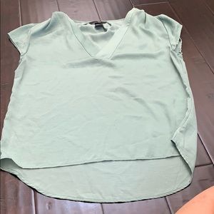 Hm sea foam silk top